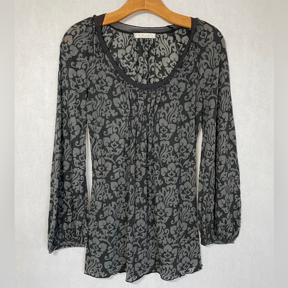 Testament LS Semi-sheer Top, Size M
